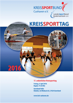 kreissporttag - KSB Cuxhaven eV