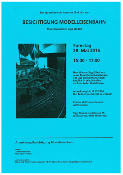 Infoblatt - Quartierverein &Auml;usseres Lind