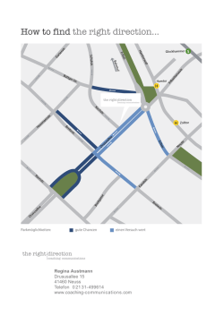 How to find the right direction