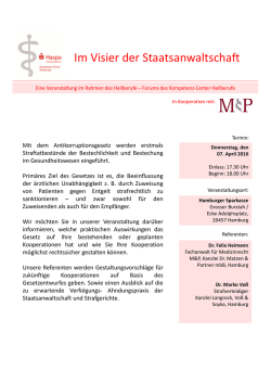 Im Visier der Staatsanwaltschaft