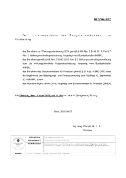 Tagesordnung / PDF
