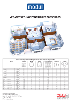 Raumplan Erdgeschossflexible Raumtrennungen von 1