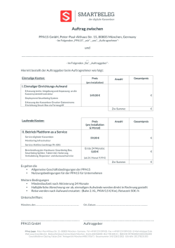 Auftrag - Smart Beleg