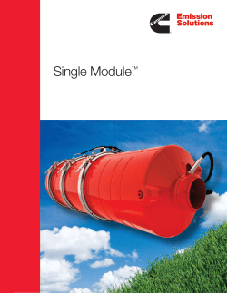 Single Module. - Cummins Emission Solutions
