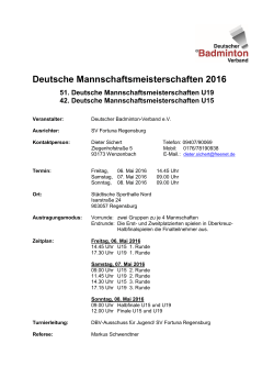 Deutsche Mannschaftsmeisterschaften 2016