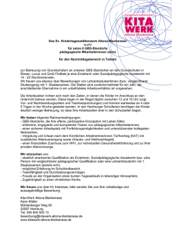 Das Ev. Kindertagesstättenwerk Altona
