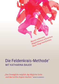 Die Feldenkrais-Methode - Katherina Bauer Feldenkrais Praktikerin