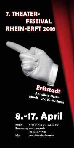Infos im Programmheft des Theaterfestivals 2016 hier