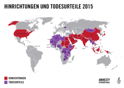 HINRICHTUNGEN UND TODESURTEILE 2015