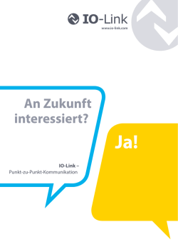 IO-Link Marketingflyer