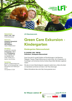 Green Care Exkursion