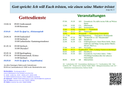 Gottesdienste