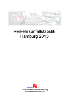 Verkehrsunfallstatistik Hamburg 2015