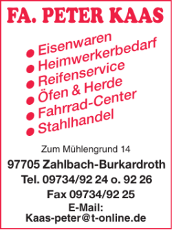 fa. peter kaas - inFranken.de