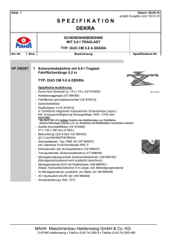 spezifikation dekra - MAHA Maschinenbau Haldenwang GmbH