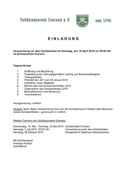 Die Tagesordnung kann hier eingesehen werden.