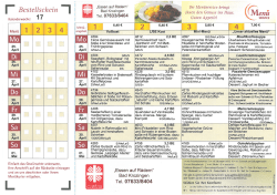 Page 1 T- Bestellschein – 17 Kalenderwoche: Einfach das