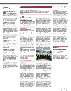 Mitteilungen - Kirchenblatt