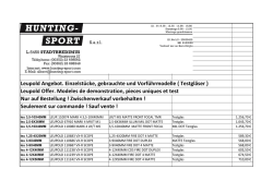 Leupold Angebot. Einzelstücke, gebrauchte und