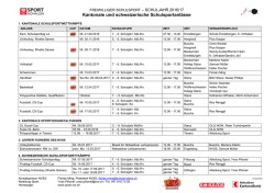 Jahresprogramm 2016/2017