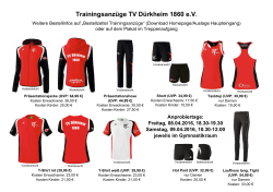 TVD-Trainingsanzüg - TV Dürkheim 1860 e.V.