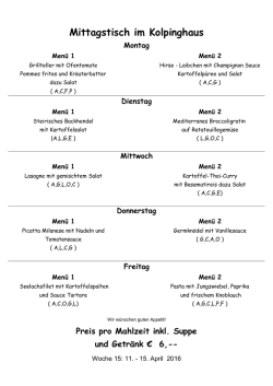 Speiseplan als pdf-Datei