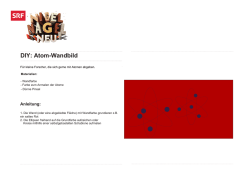 DIY: Atom-Wandbild