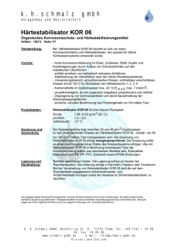 H&auml;rtestabilisator KOR 06