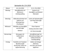 Speiseplan bis 15.4.2016