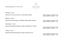 können Sie unsere aktuelle Karte ansehen.