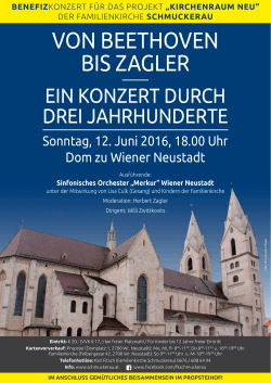 Von BeethoVen Bis Zagler - Familienkirche Schmuckerau