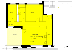12-10079 2.5 Zi.-Wohnung 72.0 m²