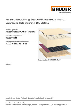 Drucken - Bauder Flachdach