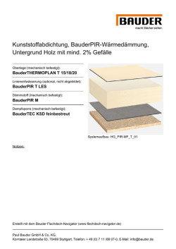 Drucken - Bauder Flachdach