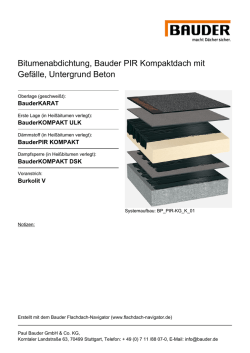 Drucken - Bauder Flachdach