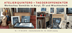 Einladung Atelier Quintero