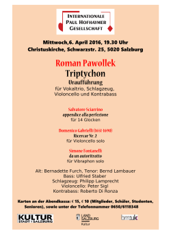 Roman Pawollek Triptychon