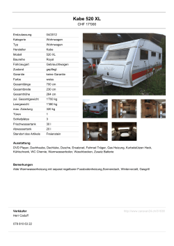 Kabe 520 XL - caravan24.ch