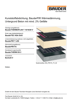 Drucken - Bauder Flachdach