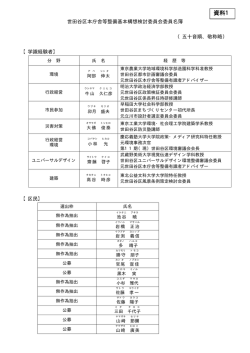 資料1 - 世田谷区