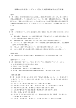補助金交付要綱（PDF：93KB）