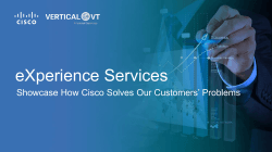 eXperience Services - Cisco Support Community