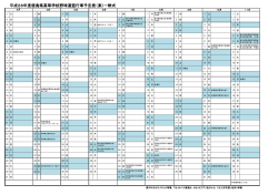 平成28年度徳島県高等学校野球連盟行事予定表（案）ー軟式