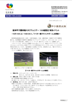 阪神甲子園球場スタジアムツアー 100組限定 特別イベント