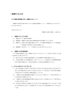 入札公告書（PDF：271KB）