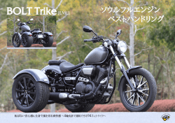 BOLT Trike - スリーホイール JAPAN
