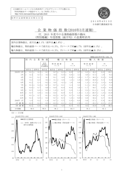 企業物価指数（3月） [PDF 232KB]
