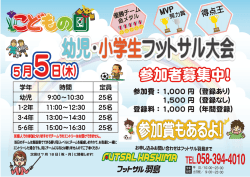 学年 時間 定員 幼児 1･2年 3･4年 5･6年 9:00～10:30 11:00～12:30 13