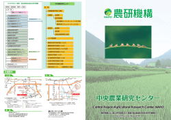 中央農業研究センター