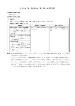 メチレンブルー静注 50mg「第一三共」の相互作用